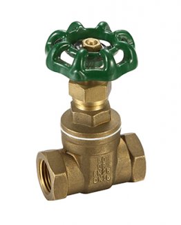 GATE VALVE 20MM (3/4") BRASS WATERMARK APPRVD