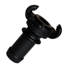 COUPLING BLK PNTHR 25MM (1") HOSE END A TYPE F