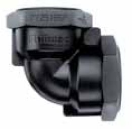 ELBOW FF 40MM (1-1/2") FBSP POLYPROPYLENE