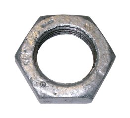 HEX NUT 6MM (1/4") FBSP GALV MAL